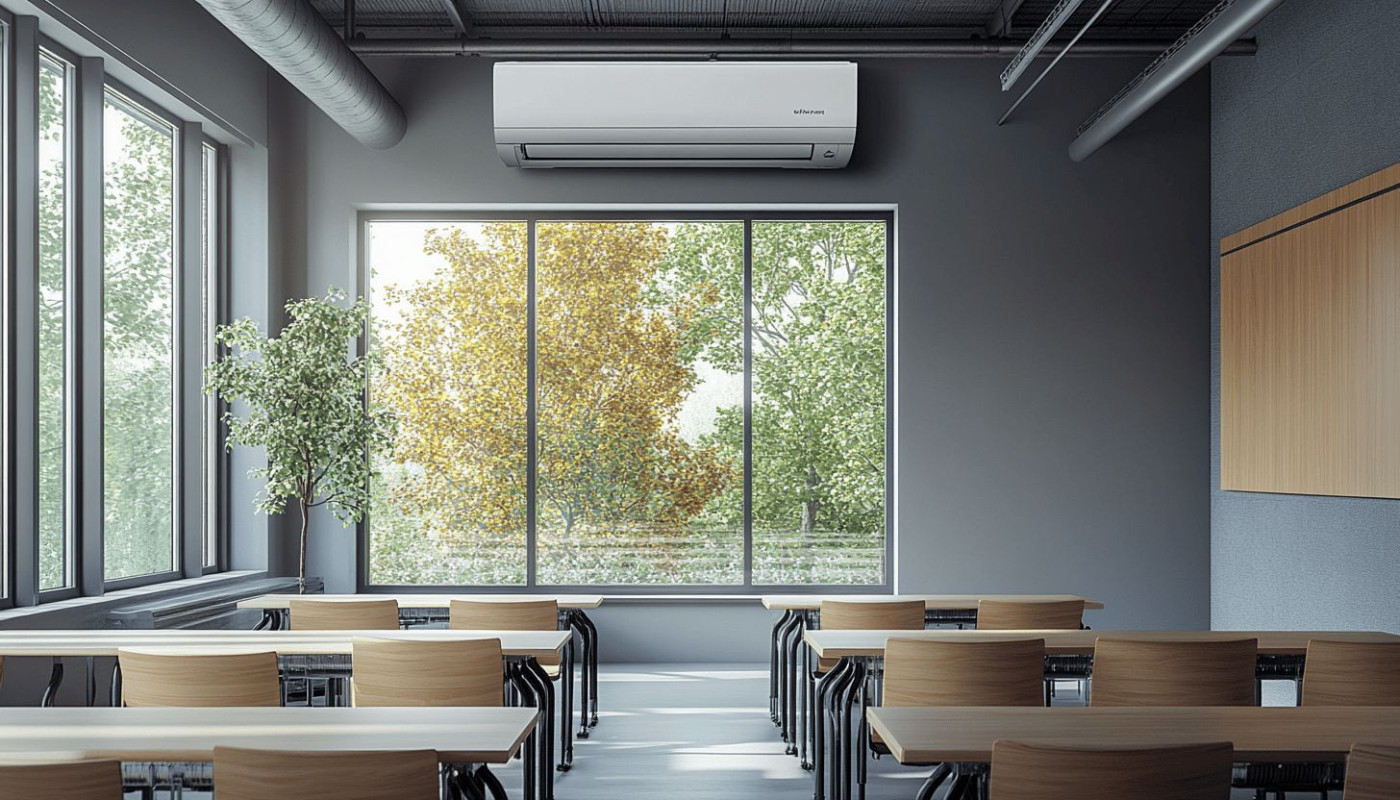 Impact environnemental et rentabilité des systèmes de climatisation réversible dans l'éducation supérieure